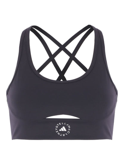 Adidas By Stella McCartney Underwired Performance Sports Bra Black Black
