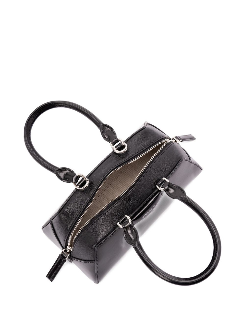 Givenchy Antigona East West Small Leather Shoulder Bag Black