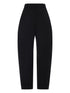Givenchy High-Waisted Wool Tailored Trousers Black Black