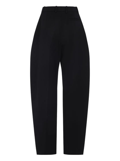 Givenchy High-Waisted Wool Tailored Trousers Black Black
