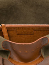 Hogan Pre Pebbled Calf Leather Tote Bag Leather Brown