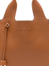 Hogan Pre Pebbled Calf Leather Tote Bag Leather Brown
