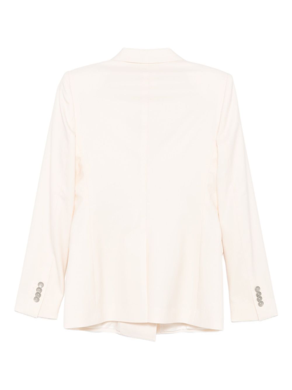 Tagliatore Wool Blend Cream Midi Dress Cream