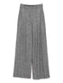 Emporio Armani High-Waisted Wool-Blend Trousers Grey