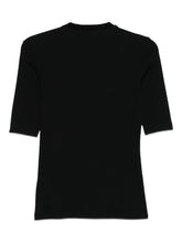 Fabiana Filippi Cotton Crewneck Sweater Black
