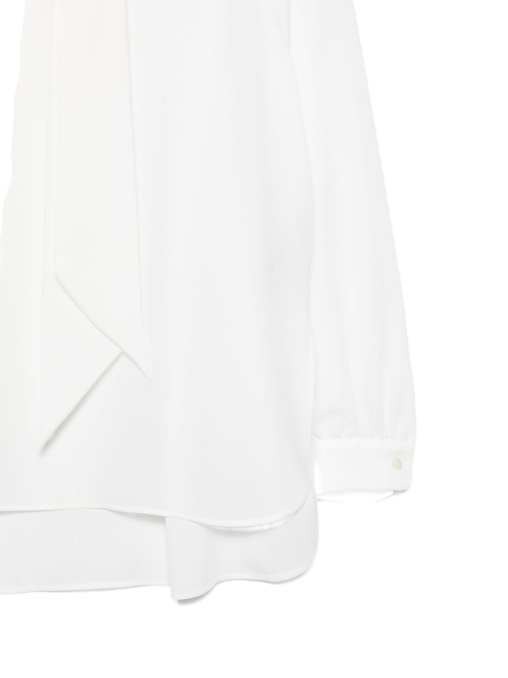 Emporio Armani Bow-Tie Blouse in White White