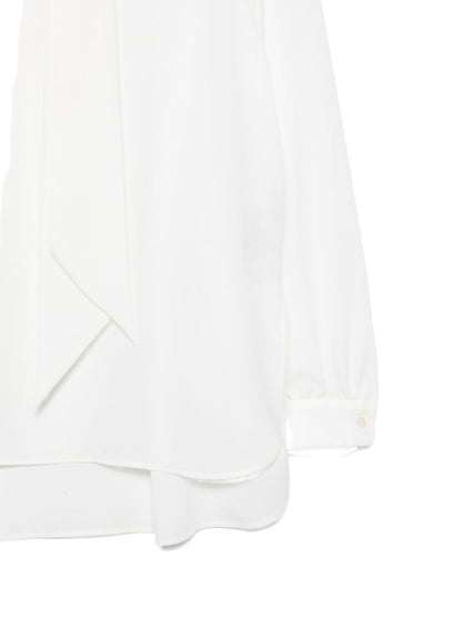 Emporio Armani Bow-Tie Blouse in White White