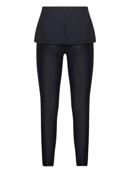 Diesel High-Waisted Basque Trousers Black black