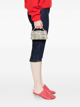JACQUEMUS Le Bambino Snake-Print Leather Tote Beige