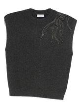 Brunello Cucinelli Ribbed Cashmere Sleeveless Tank Top Black Black