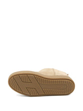 Hogan Pre Beige Suede Platform Slip-On Sneakers Beige
