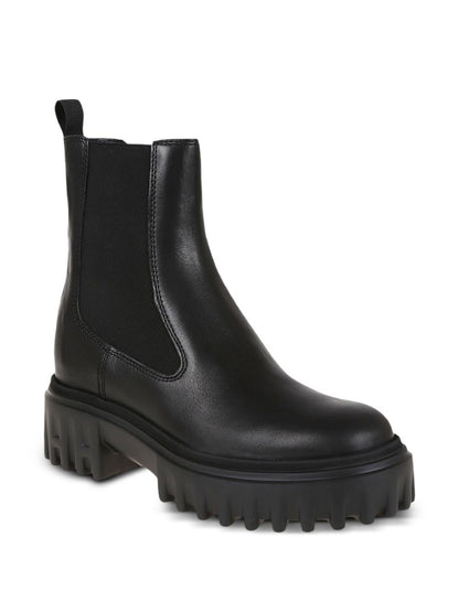 Hogan Pre Platform Leather Chelsea Boots Black