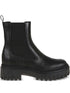 Hogan Pre Platform Leather Chelsea Boots Black