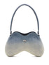 Diesel Double-D Denim Shoulder Bag Clear Blue