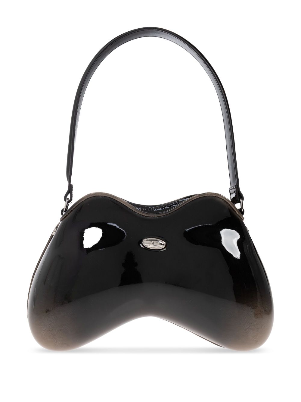Diesel Double-D Shoulder Bag Black Black
