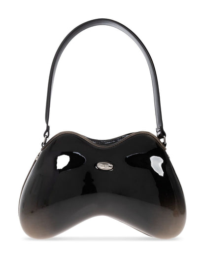 Diesel Double-D Shoulder Bag Black Black