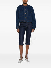 Forte Forte Denim Cotton Overshirt With Patch Pockets Blue
