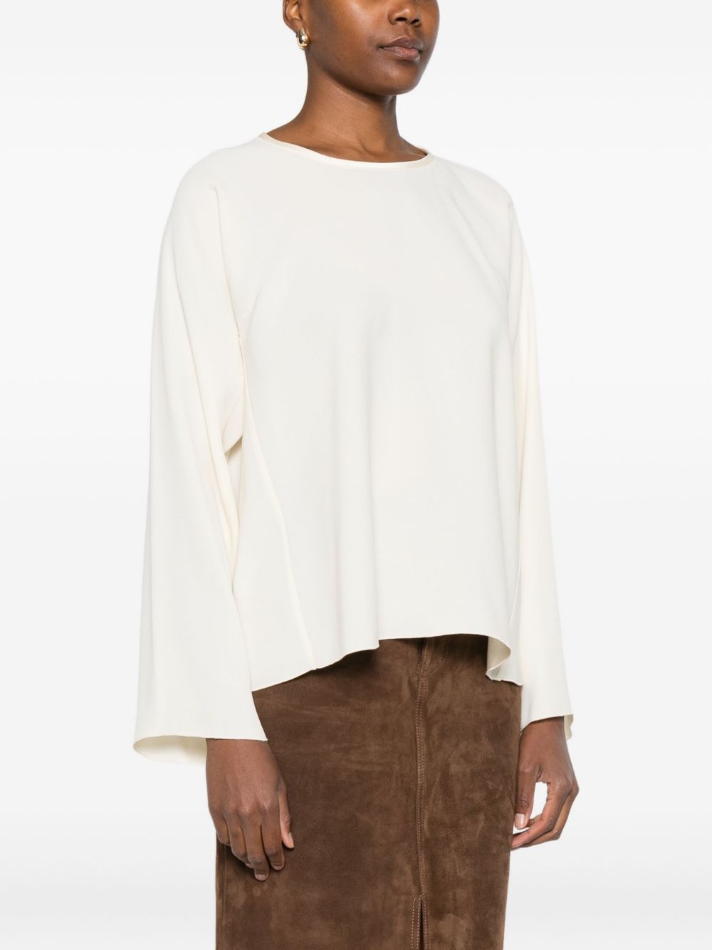 Forte Forte Satin Ivory Blouse Ivory