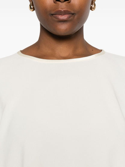 Forte Forte Satin Ivory Blouse Ivory