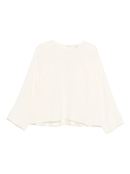 Forte Forte Satin Ivory Blouse Ivory
