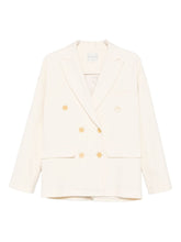 Forte Forte Double-Breasted Wool-Blend Jacket Beige Beige