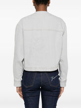 Forte Forte Denim Cotton Overshirt with Flap Pockets Grey