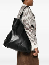 Forte Forte Large Leather Tote Bag Black