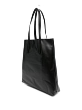 Forte Forte Large Leather Tote Bag Black