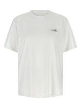 MM6 Maison Margiela Crew Neck White Cotton T-shirt White