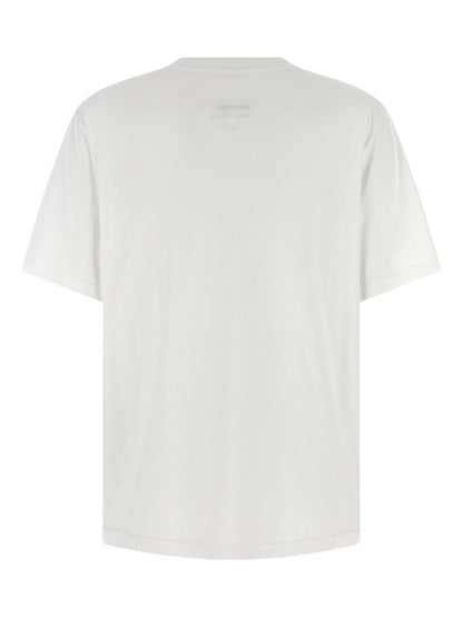 MM6 Maison Margiela Crew Neck White Cotton T-shirt White