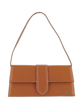 JACQUEMUS Le Bambino Long Shoulder Bag in Leather Brown