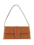 JACQUEMUS Le Bambino Long Shoulder Bag in Leather Brown