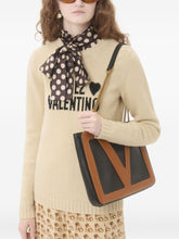 Valentino Embroidered Virgin Wool Sweater Beige