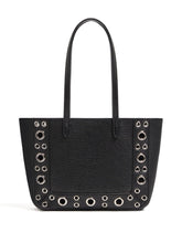 Valentino Garavani Nellcôte Mini Grainy Calfskin Shopping Bag Black