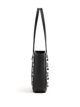 Valentino Garavani Nellcôte Mini Grainy Calfskin Shopping Bag Black