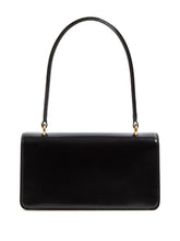 Valentino Garavani Vain Glossy Calfskin Handle Bag Black