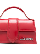 JACQUEMUS Le Bambino Top Handle Red Leather Handbag Red