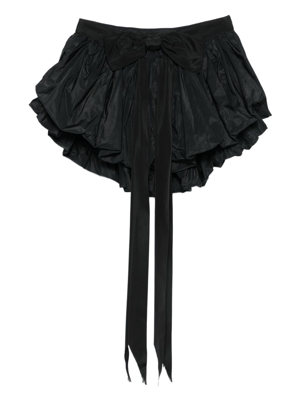 Dsquared2 Ruffled Tulle Tutu Skirt with Bow Black Black