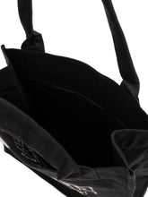 Ganni Recycled Cotton Large Tote Bag Grey