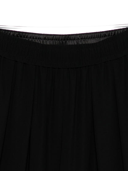 Emporio Armani Straight-Leg Pleated Trousers Black black