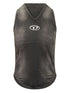 Diesel Ribbed V-Neck Sleeveless Top Black
