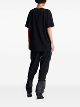 Balmain Leopard-Print Organic Cotton T-Shirt Black