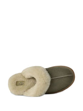 Ugg Australia Shearling Suede Platform Sandals Green Green