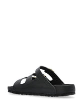 Birkenstock Florida Patent Leather Three-Strap Sandals Black
