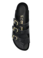 Birkenstock Florida Patent Leather Three-Strap Sandals Black