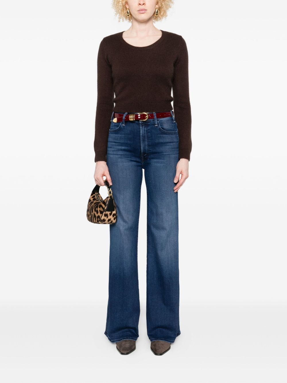 Mother The Hustler Roller Sneak Blue Jeans Blue