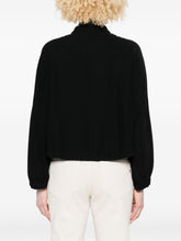 Emporio Armani Zipped Blouson Jacket with Oversized Pockets Black