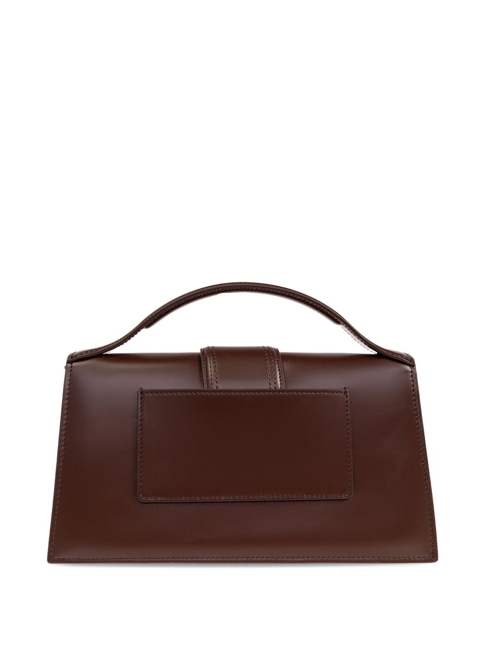 Jacquemus Le Grand Bambino Calf Leather Top Handle Bag Brown