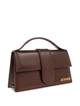 Jacquemus Le Grand Bambino Calf Leather Top Handle Bag Brown