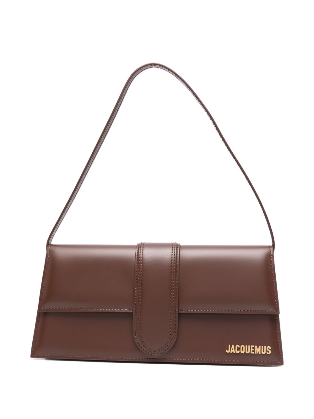 Jacquemus Le Bambino Long Chocolate Brown Shoulder Bag Brown